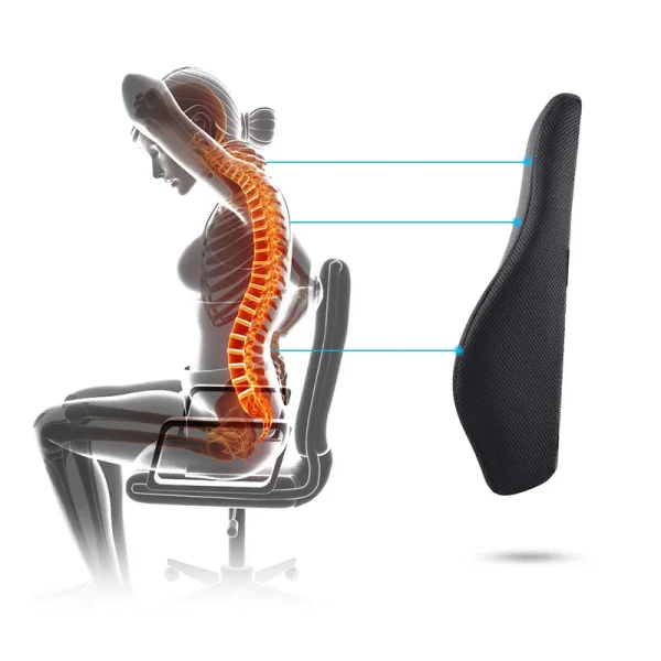 Universal Lumbar Support Cushion For Car | Back Posture Support - Image 4