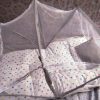 Foldable Baby Bed Crib Mosquito Mat With Small Size Pillow - Image 2