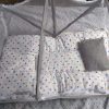 Foldable Baby Bed Crib Mosquito Mat With Small Size Pillow - Image 5
